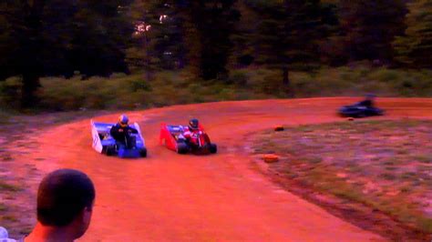 Backyard Go Kart Racing Youtube