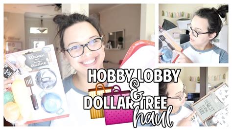 Hobby Lobby And The Dollar Tree Haul Vlog Style Youtube