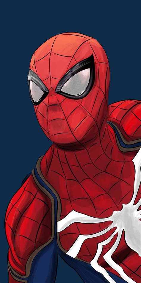 1080x2160 Spiderman Ps4 Artwork 4k One Plus 5thonor 7xhonor View 10