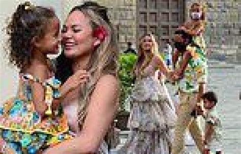 Chrissy Teigen Exclusive Embattled Model Explores Florence Amid Cyberbullying