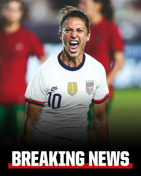 Sportscenter On Twitter Breaking Carli Lloyd Has Announced Her Retirement U S Soccer Will