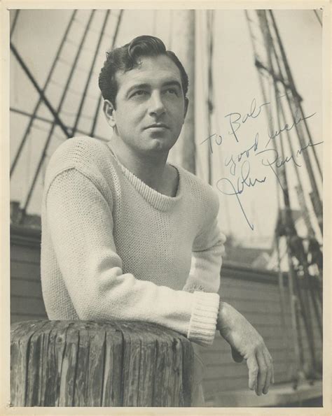 Todd Mueller Autographs John Payne Signed Vintage Photograph