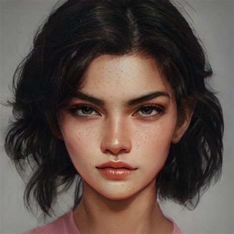 Artbreeder Character Portraits Digital Art Girl Female Character