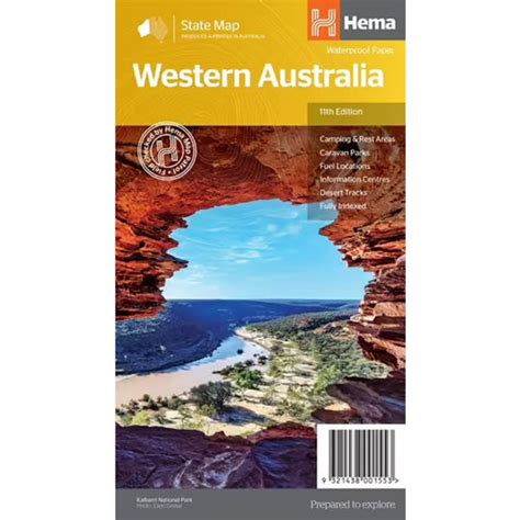 Hema Maps Western Australia State Map Trek And Travel