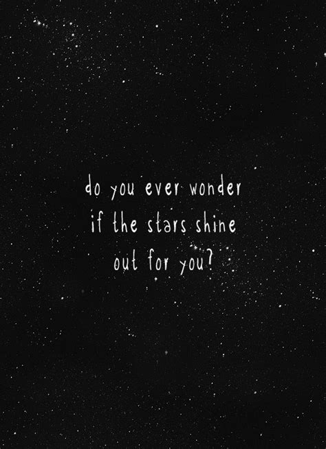 ciel etoiles do you ever wonder if the stars shine out for you sky night image animé