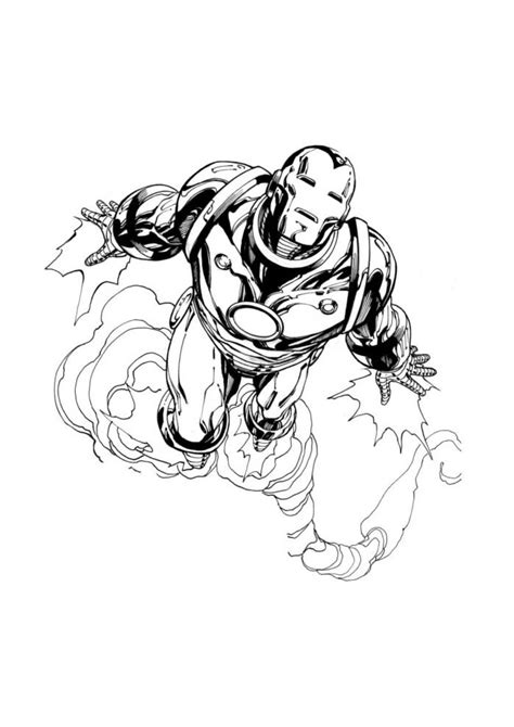 Homem De Ferro Para Colorir 21 Desenhos Do Tony Stark