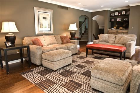 Transitional Living Room With Plush Neutral Sofas Hgtv