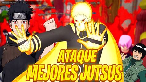 Los Mejores Jutsus De Rol Ataque Naruto To Boruto Shinobi Striker Youtube