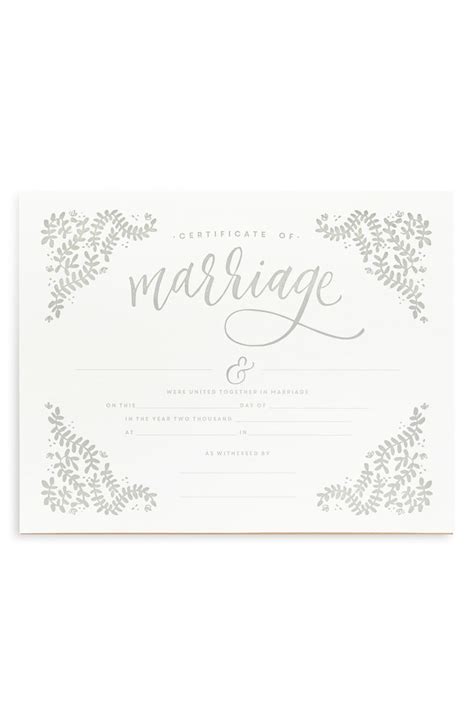 printable wisdom marriage certificate wedding