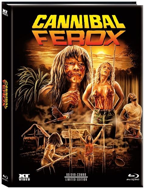 Cannibal Ferox 1981 Cover C Limited Edition Mediabook Blu Ray