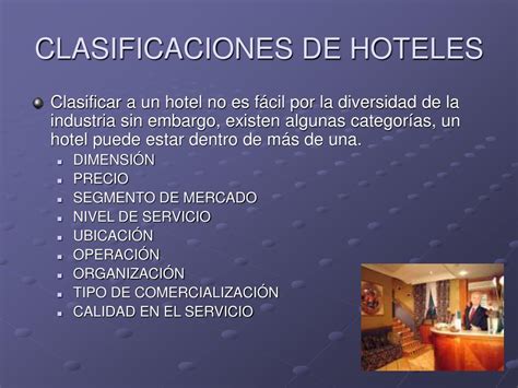 Ppt Clasificaciones De Hoteles Powerpoint Presentation Free Download