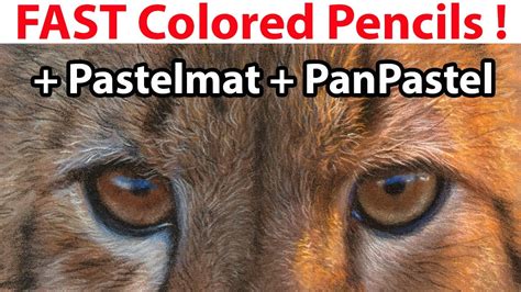Fast Colored Pencil On Pastelmat Panpastel Jason Morgan Art Youtube