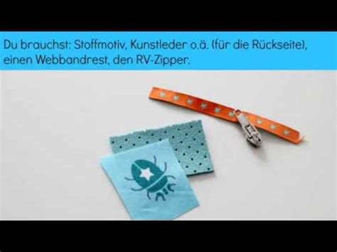 (see english version below) innentaschen mit reißverschluss sind wirklich sehr praktisch und hilfreich. farbenmix Reißverschluss-Anhänger - YouTube