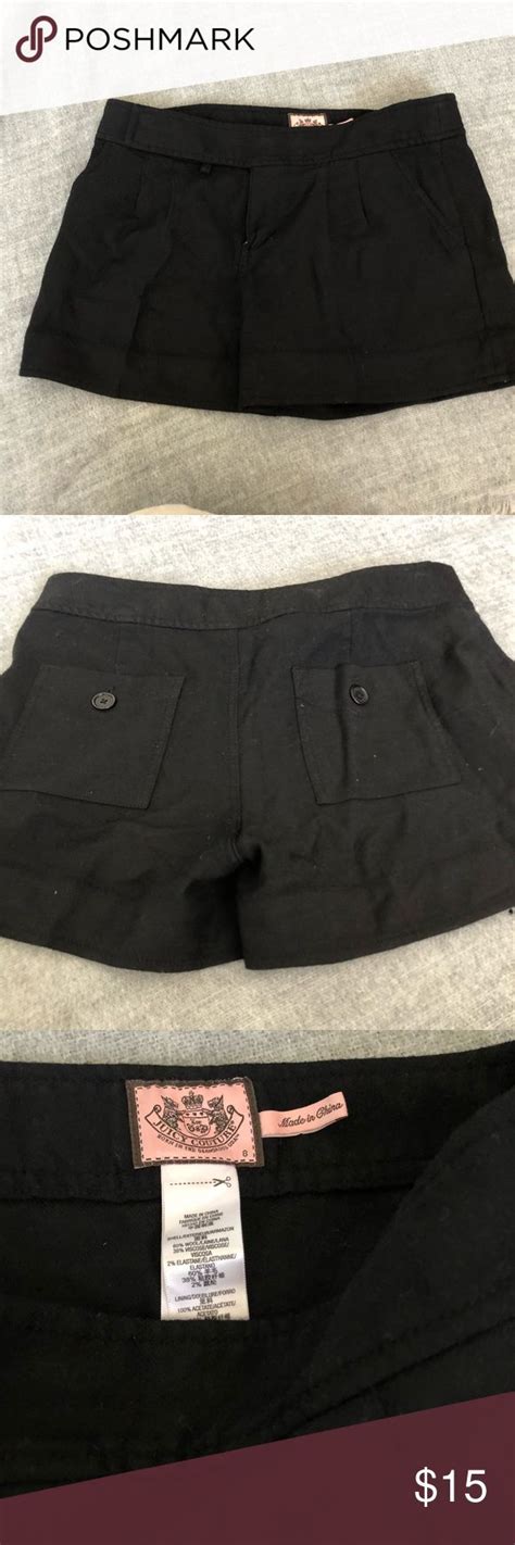 Black Juicy Couture Shorts Juicy Couture Gym Shorts Womens Couture