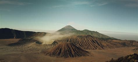 Volcanoes Indonesia P Mount Bromo Mountain Volcano Hd Wallpaper