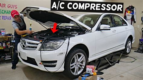 Ac Compressor Location Replacemen T Explained Mercedes W204 C250 C180
