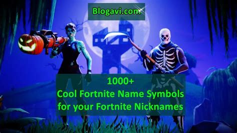 1000 Cool Fortnite Name Symbols For Your Fortnite Nicknames Name