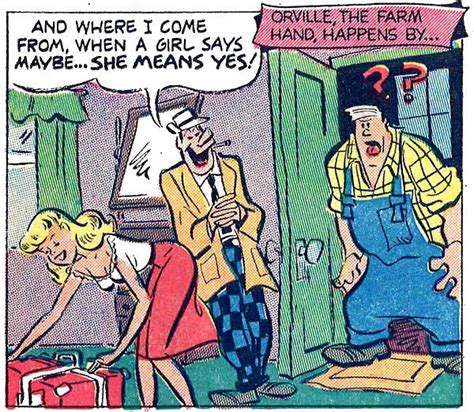 Pappy S Golden Age Comics Blogzine Number The One About The Farmers Babe