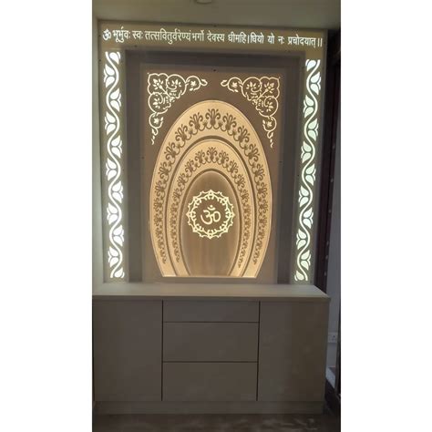 White Polished Handcrafted Corian Temple For Religious At Rs 1200