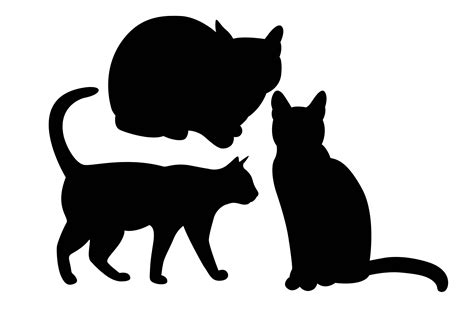 Cat Silhouette Clip Art At Getdrawings Free Download