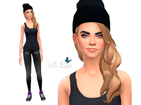 Cara Delevingne The Sims 4 Catalog