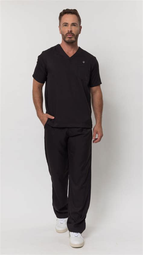 Scrub Masculino Preto