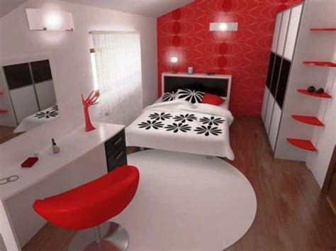 20 Striking Red Black And White Bedroom Ideas