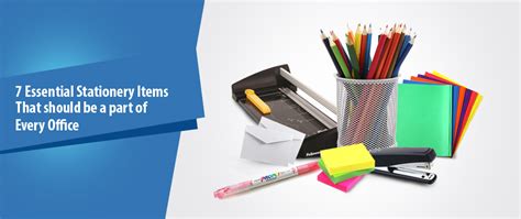 Blog 7 Essential Stationery Items That Should Be A Part Of Every Office