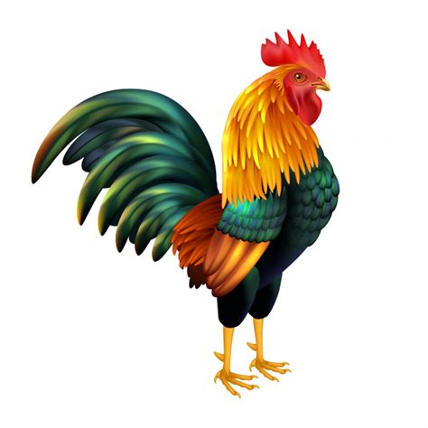 Rooster Vector At Collection Of Rooster Vector Free