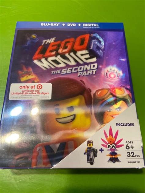 New The Lego Movie 2 Blu Ray Dvd Target Exclusive Lenticular Slipbox