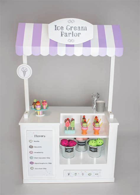 Ice Cream Parlor Play Stand Interchangeable Themes Styled By Mama