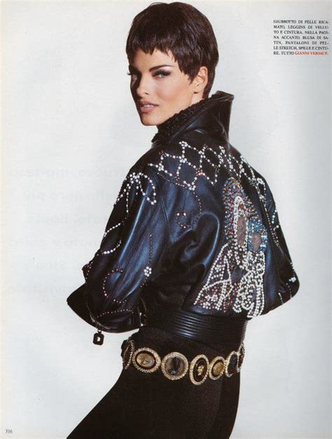 Vogue Italia Sept 1991 Linda Evangelista By Patrick Demarchelier And