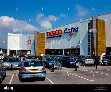 Tesco Extra Supermarket In Chesterfield Derbyshire England Uk With