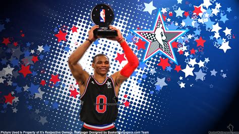 Russell Westbrook 2015 Nba All Star Mvp Wallpaper Basketball
