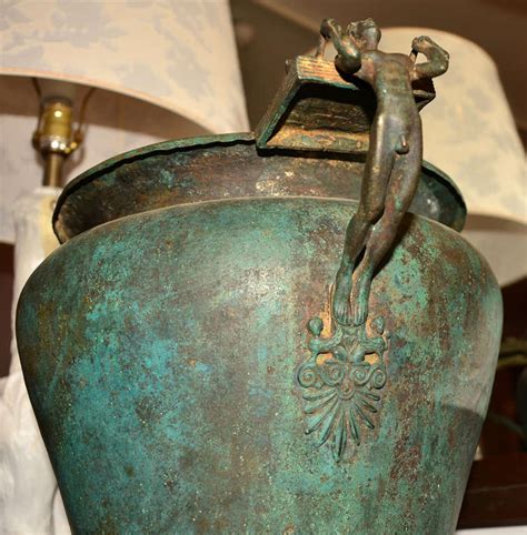 Bronze Vase In The Antique Taste With Great Patina At 1stdibs Antique
