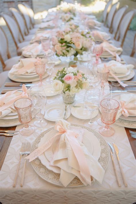 Glamorous Romantic Sonoma Summer Wedding Elegant Table Settings