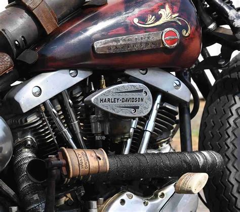 Custom Motorcycle Barries Harley Shovelhead Custom
