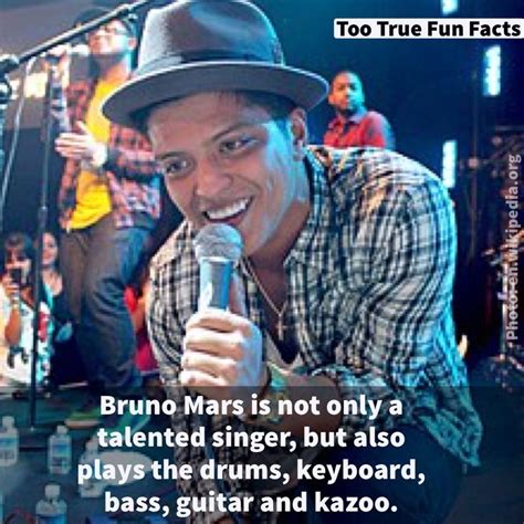 Bruno Mars Fun Fact Too True Fun Fact Is Your Pinterest Home For