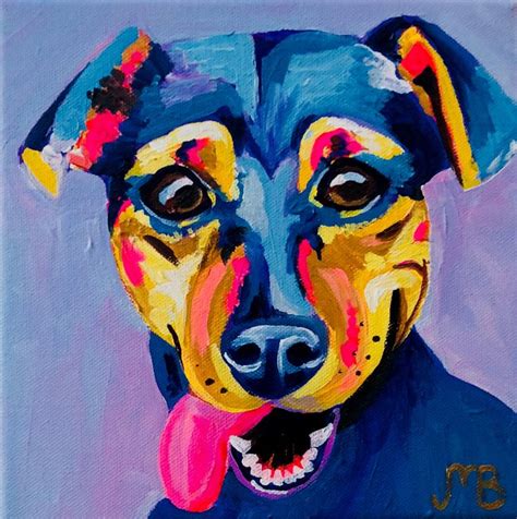 Original Pet Painting Etsy Animal Paintings Painting Paint Your Pet