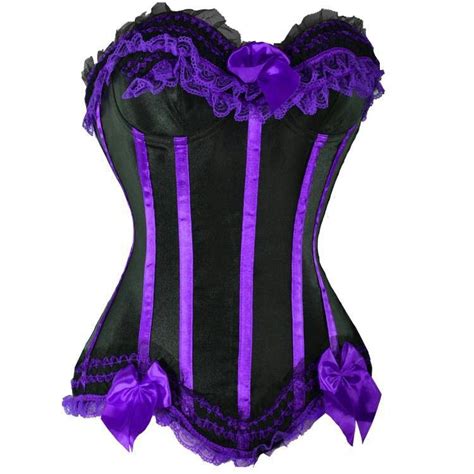 black and purple fashion corset corset fashion fashion