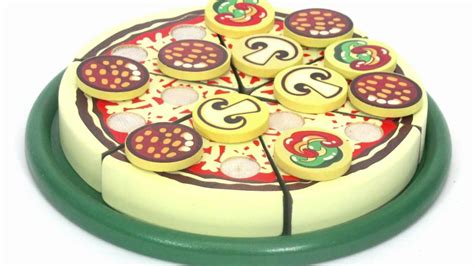 Melissa And Doug Toys Pizza Party Toy Review Youtube