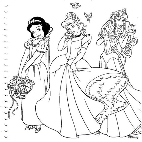Desenhos Para Pintar Princesas