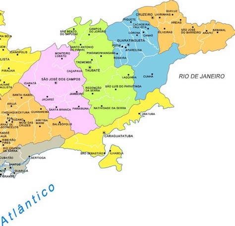 Municípios do Estado de São Paulo Mapa de são paulo São paulo