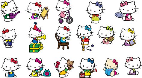 Download Hello Kitty 17 SVG files Combo, PNG for T Shirt Printing