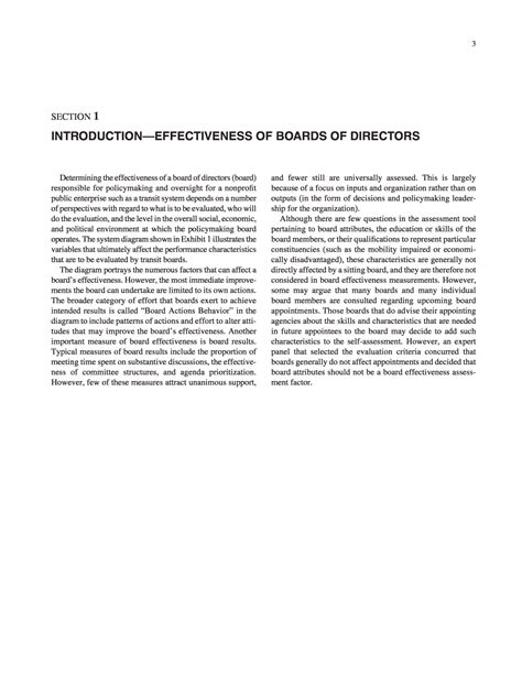 Section 1 Introduction Effectiveness Of Boards Of Directors Public