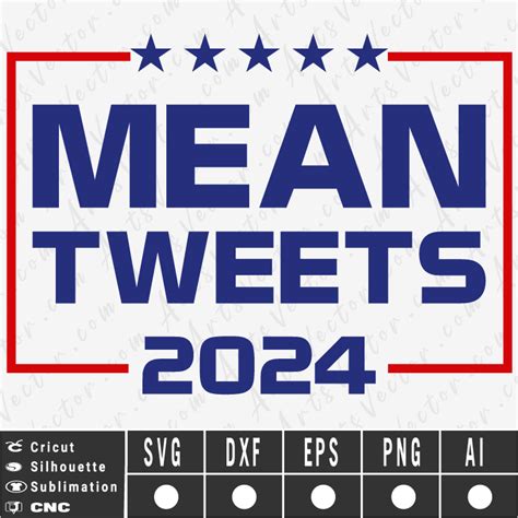 Mean tweets SVG EPS DXF PNG AI Instant Download - Arts Vector