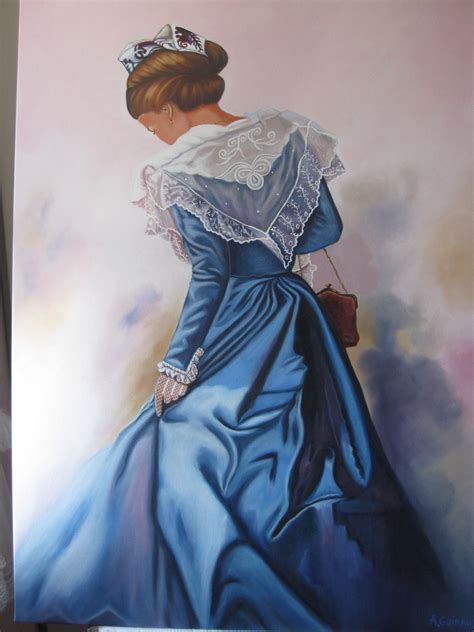 Arlésienne Bleue - Les peintures d'Annie