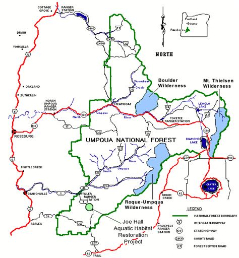 Umpqua Wilderness Zones