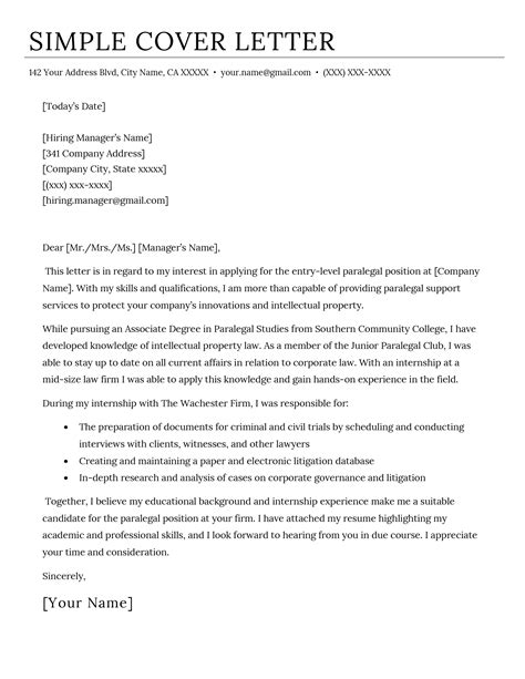 Cover Letter Format How To Format Your Cover Letter In