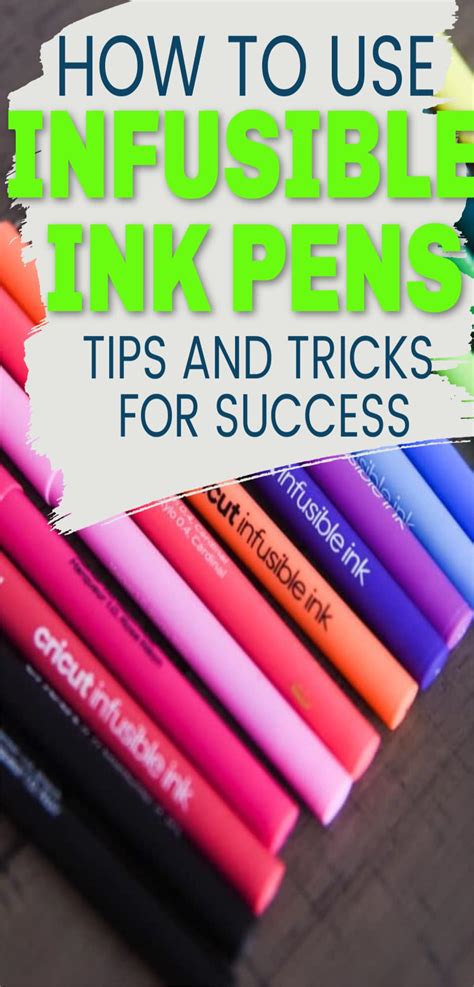 Cricut Infusible Ink Pens Tips And Tricks For Getting Started Clarks